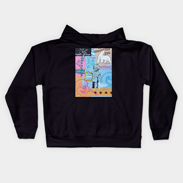 Growing Up Chicago Kids Hoodie by Thalohalo